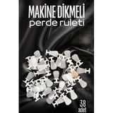 Transformacion Makine Dikmeli Perde Düğmesi Perde Ruleti 28 Adet Beyaz, 7430000721325