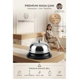 Transformacion Masa Çanı 10x8 cm Resepsiyon Servis Çağrı Zili Otel Ofis Restoran Karşılama Tezgah Zili Müşteri Uyarı Zil Butonu 723713