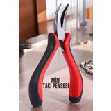 Transformacion Mini Eğri Kargaburun Takı Pensesi 12 cm - Takı Tasarım, Tel Bükme, Boncuk ve Hobi Pensesi - Yaylı Eğri Ağızlı Mini Kargaburun 720833