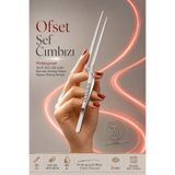 Transformacion Ofset Şef Cımbızı 18/10 Paslanmaz Çelik Profesyonel 23 cm Barmen Kokteyl Dekor Maşası Plating Penseti 723448