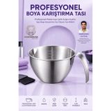 Transformacion Paslanmaz Çelik Saç Boya Karıştırma Tası, 400 ml