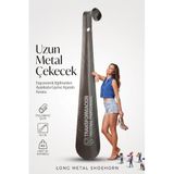 Transformacion Paslanmaz Çelik Uzun Metal Çekecek 60 cm - Ergonomik Eğilmeden Ayakkabı Giyme Aparatı Kerata 723325