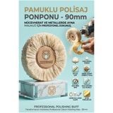 Transformacion Ponpon Polisaj Fırçası | 90MM Pamuk Ponpon | Ahşap Göbekli Ayna Parlaklığı 723184