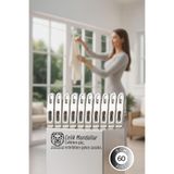 Transformacion Premium Çelik Mandal Seti - 60'Lı Elite Seri, Endüstriyel Mukavemetli Çamaşır Mandalı, 7430000722779