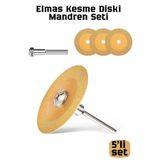 Transformacion Profesyonel Elmas Kesme Diski Ve Mandren Seti 4'Lü Testere Bıçağı Hobi Dremel Uyumlu 722542