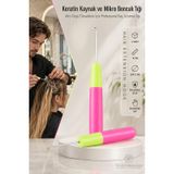 Transformacion Profesyonel Mandal Tığ Seti, Paslanmaz Çelik Kanca, Neon Pembe ve Yeşil, 16 cm, Ergonomik Plastik Sap, 2 Adet, Afro Örgü, Dreadlock, Keratin Kaynak ve Mikro Boncuk için 723251