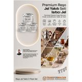 Transformacion Reşo Jel Yakıtı 3'lÜ Set - 600 gr Dumansız Osmanlı Ocağı, Benmari, Fondü ve Demlik Isıtıcı Yedek Jel Yakıtı, Yüksek Kalorili Profesyonel Isıtıcı Jel 723351