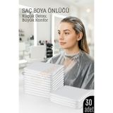 Transformacion Saç Boyası Önlüğü 30 Adet - Tek Kullanımlık Kullan-At Su Geçirmez Şeffaf Kuaför ve Berber Pelerini 717559