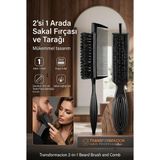 Transformacion Sakal Bıyık Tarama Fırçası Sakal Tarağı, 721414 - Çok Renkli