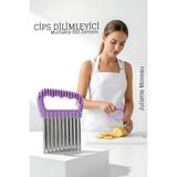 Transformacion Şekilli Pratik Cips Dilimleyici Paslanmaz Çelik – 9X13 cm 722424
