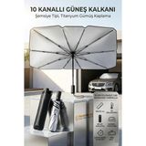 Transformacion Şemsiye Tipi Araç Güneşliği, Katlanabilir Oto Ön Cam Güneşlik, 10 Telli Uv Ko