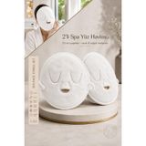 Transformacion Sıcak ve Soğuk Kompres Spa Yüz Maskesi Havlusu, Mercan Polar, 23 cm, 2 Adet, Yeniden Kullanılabilir