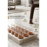Transformacion Silent Keçe Tabanlı Şeffaf Sandalye Ayak Koruyucu 24'lü Set 723001