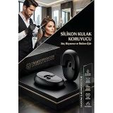 Transformacion Silikon Kulak Koruyucu Set Saç Boyama Duş Bonesi Kuaför Kulaklık 2 Adet 717180