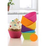 Transformacion Silikon Muffin Kalıbı - Sürekli Kullanım Muffin Kek Kalıbı 6 Adet 721702 - GÖBEKLİ 6 LI