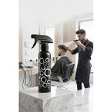 Transformacion SİYAH Profesyonel Saç Spreyi Şişesi, Alüminyum Metal, 300 ML, Berber Kuaför için