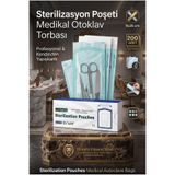 Transformacion Sterilizasyon Poşeti 200 Adet - Otoklav Kendinden Yapışkanlı Medikal Poşet 9x26 cm 722737