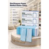 Transformacion Sterilizasyon Poşeti 600 Adet - Otoklav Kendinden Yapışkanlı Medikal Poşet 9x26 cm 722738