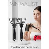Transformacion Tarak Temizleyici Mini Tırmık Ergonomik Tasarım 2 Adet Plastik Malzeme