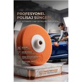 Transformacion Turuncu Polisaj Süngeri 150mm - Orta Sert Çizik Alıcı Pasta Pedi 723112