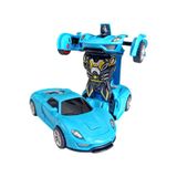 Transformer Porsche Sürtmeli Robota Dönüşen Robot Olan Oyuncak Araba 1:32 Ölçek Mavi, Mor, Turuncu, Sarı