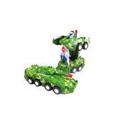 Transformers Askeri Zırhlı Tank Sesli Işıklı Çarpıp Dönen Oyuncak Tank