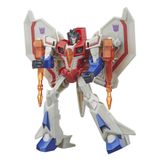 Transformers Bumblebee Cyberverse Adventures Action Attackers Warrior Class Starscream Aksiyon Figürü, Starseeker Füze Move, 13,7 cm