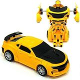 Transformers Bumblebee Renkli Oyuncak Robota Dönüşebilen Çek Bırak Araba 3+ Yaş İçin Eğlenceli