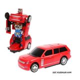 Transformers Çarp Dön Pilli Otomatik Robota Dönüşen Togg Sesli Jip Oyuncak 24cm Range Rover