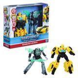 Transformers Earthspark Bumblebee ve Mo Malto Figür Seti – 12,5 cm Dönüşebilen Robot Oyuncak - yok