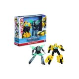 transformers EarthSpark Bumblebee ve Mo Malto Figür Seti – 12,5 cm Dönüşebilen Robot Oyuncak