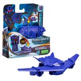 Transformers EarthSpark Soundwave Flip Changer aksiyon figürü, 10 cm (1 adım) dönüştürme, 6 yaş ve üzeri erkek ve kız çocukları için oyuncak