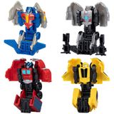 Transformers EarthSpark Tacticon Paketi, 4'lü Set Mini Robot Aksiyon Figürleri, 1 Adımda Dönüştürür, 6 Yaş ve Üzeri Erkek ve Kız Çocuklar için İnteraktif Fidget Oyuncakları (Amazon'a Özel)