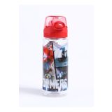 Transformers Kırmızı Çocuk Matarası Transformers Plastık Matara 500 ml