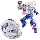 Transformers NFL Buffalo Bills Blizz-Herd, 14 cm Robot Aksiyon Figürü Kaskta Değişiklikler, Koleksiyon Futbol Oyuncakları, 8+