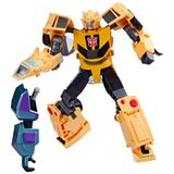 Transformers oyuncak EarthSpark lüks sınıf Bumblebee, 12.5 cm aksiyon figürü, robot oyuncak çocuklar için yaşlı 6 ve üstü