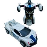 Transformers Robota Dönüşen Polis Arabası Lamborghini Oyuncak Transformer Robot Araba