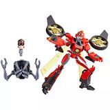 Transformers Toys EarthSpark Deluxe Class Terran Twitch Aksiyon Figürü, 5 inç, 6 Yaş ve Üzeri Çocuklar için Robot Oyuncakları