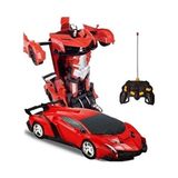 Transformers Uzaktan Kumandalı Robota Dönüşen Şarzlı Araba - Renkli