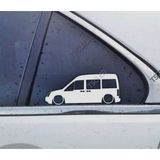 Transit Connect Mk1 Kelebek Cam Oto Sticker 17 CM 2 Adet