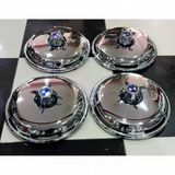 Transit Tek Teker -Jumbo-Sprinter-Grafter 16'' İnç Krom Jant Kapağı 4 Adet (Mustang .F.)