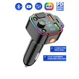 Transmitter Bluetooth Fm Araç Kiti Kolay Bağlantı Araba Müzik Mp3 Çalar Oto Çakmaklık Hızlı Şarj
