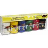 Transparan Cam Vitray Boyası 50ML 6'li S - Standart - Çok Renkli