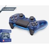 Transparan Mavi PS4 Dualshock4 V2 Kablosuz Gamepad Oyun Kolu
