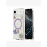 Transparan Resin Flowers Magsafe Uyumlu iPhone 17 Air Kılıf