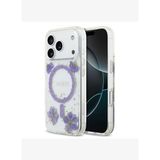 Transparan Resin Flowers Magsafe Uyumlu iPhone 17 Pro Max Kılıf