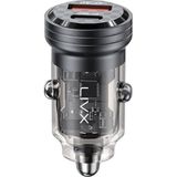 Transparent 45W Pd/qc Type C ve USB Çıkış Ultra Hızlı Mini Araç Şarj Cihazı L35