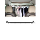 TRANSWARPS Araba Elbisesi Askı Çubuğu Genişletilebilir 34 "ila 57", Araçlar için Ağır Hizmet Elbise Askısı, Çoğu Araba, Kamyon, SUV, Kamyonet, Karavan, Yol Yolcuları için, Siyah