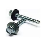 Trapez Çatı Vidası 5.5x25 Mm 100 Adet Matkap Uçlu Sac Akıllı Vida Çatı Panel Metal Ağaç Vidası 5,5x25
