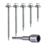 Trapez Çatı Vidası Matkap Uçlu 5.5x25 mm 100 Adet